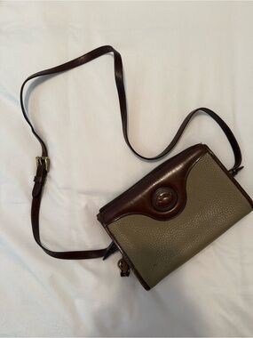 Vintage Dooney & Bourke All Weather Leather Crossbody Bag